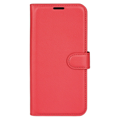 Torbica Litchi za Samsung Galaxy S23 Plus - crvena