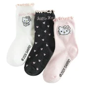 Cool Club nogavice 3 kosi 3 kos LHG3312584-00 8282273 HELLO KITTY&FRIENDS D večbarvno 22/24