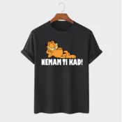 MAFIMI Muška majica Nemam ti kad, Crna