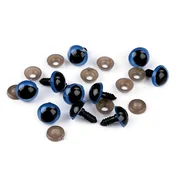 Mačje oči z varnostnim zatičem O14 mm - modre (40 kompletov)
