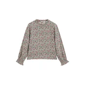 WE Fashion Bluza oker / zelena / burgund / off-bela