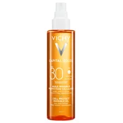 Vichy Capital Soleil zaščitno olje za obraz, telo in konice las – ZF 30, 200 ml