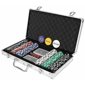 Kruzzel Texas Holdem poker set 500 žetonov v alu. kovčku