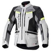 Alpinestars Bogota PRO Drystar motociklistička jakna sivo-crno-fluo žuta
