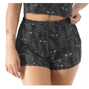 Ženske kratke hlače (pižama) KILLSTAR - Familiar Woods - Black - KSRA011845
