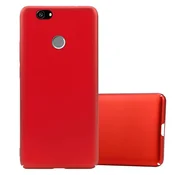 Cadorabo Cadorabo Case, združljiv s Huawei v kovinski rdeči barvi - trdi zaščitni pokrov v kovinskem videzu pred praskami in udarci, (20563780)