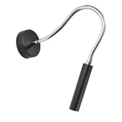 Sollux SL.0910 - Fleksibilna lampica AXIL 1xG9/12W/230V crna