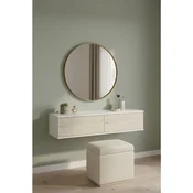 Hanah Home komoda Aplos 120, 120 cm, bela / travertin