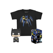 FUNKO Funko Pocket Pop! & TEE: DC - BATMAN - Za otroke in otroke - Srednji - DC Comics - majica - Oblačila z zbiranjem vinil minifigure - Ideja o darilih - igrače in kratki rokav za dečke in dekli, (21265025)