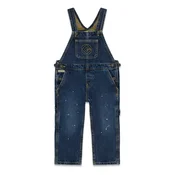 Guess Jeans Jeans hlače z naramnicami N6YA08 D2276 Mornarsko modra Regular Fit