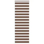 Zebra zavjesa smeda 75x200 cm širina tkanine 70,9 cm poliester