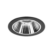 BRUMBERG Apollo Mini, brušen, okrogel, 4.000 K, črn - Študija/pisarna - Sodobni - črna - Aluminij