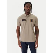 Aeronautica Militare Polo majica 261PO1927UP00191 Bež Regular Fit