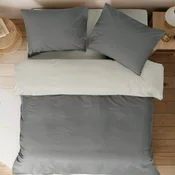 Dekordom Posteljina cb simple set bicolor single - anthracite/light grey ( 025564 )