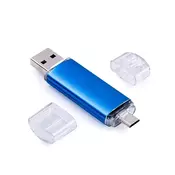 USB ključ OTG Aluminium. USB ključ ima micro USB priključek, tako da ga lahko priključite na pametne telefone za dodaten prostor za shranjevanje.