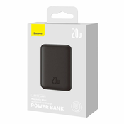 BASEUS Powerbank Baseus Magnetic Mini 10000mAh, USB-C 20W MagSafe (črna)