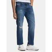 Guess Jeans Jeans hlače M5YA1B D6367 Modra Straight Fit