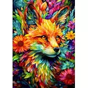 Enjoy - Puzzle Cvetlični vrt Fox - 1 000 kosov