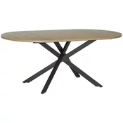 MID.YOU jedilna miza (dolžina/širina/višina: 180/100/75cm), barva hrasta