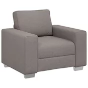 Sofa stolica Sivo-smeda 100 cm tkanina