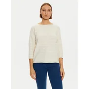 Fransa Pulover Sinne 20614273 Écru Regular Fit