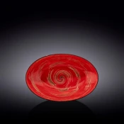 Ovalna Skleda Spiral, Porcelan, 250x165x60mm