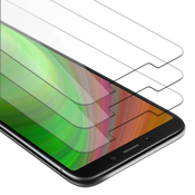 Cadorabo CADORABO Xiaomi RedMi 6A - Zaščitna folija v visoka prosojnost - 3-pack Kaljeno zaščitno steklo za zaslone s trdoto 9H in združljivostjo s 3D dotikom, (20548431)