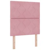 Vidaxl Vzglavje Roza 80 cm Žamet
