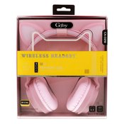 CATEAR CA-028 otroške brezžične naglavne slušalke, roza
