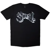 Ghost Chrome Logo Black S Majica
