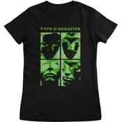 Type O Negative Faces Black S Ženske Majica