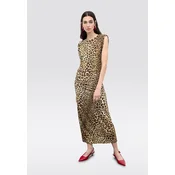LOLA CASADEMUNT Vsakodnevna obleka LS2616152 Rjava Regular Fit