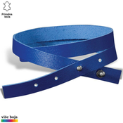 Princ Leather Kožna narukvica, Unisex, Plava