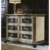 Casa Padrino luxury baroque dresser natural/brown/black - Handmade chest of drawers with drawers - Luxury bedroom furniture in baroque style - Luxury Quality - Made in Italy