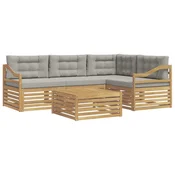 Set vanjskih sofa s jastukom 5 pcs