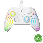 Žični igralni plošček Turtle Beach Afterglow Wave - bel (XSX/PC)