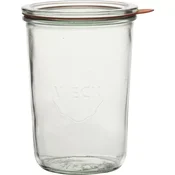 Weck kozarci za vlaganje 750 ml, s pokrovom, tesnilom in sponkami, komplet 4 kos