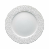 Bijeli porculanski tanjur Brandani Gran Gala, ? 25 cm