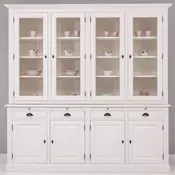 Casa Padrino Country Style Dining Room Cabinet White 227 x H. 225 cm - Dining Room Furniture