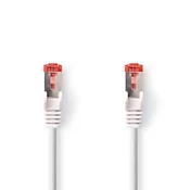 Nedis Omrežni kabel CAT6 | RJ45 Moški | RJ45 Moški | S/FTP | 1,50 m | Okrogla | LSZH | Bela | Oznaka
