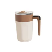 INF Self-Stirring Travel Coffee Mug 400ML z zaslonom temperature Brown, (5000179056)