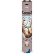 Komplet za slikanje po številkah Ravensburger CreArt Canvas - Magic Deer (23910)