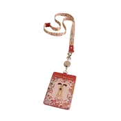 Cath Kidston Etui ecru/zelena/rdeča/črna