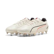 PUMA KING 20 ULTIMATE MxSG Football Boots Unisex, Women, Sugared Almond/Black/Ultra Red, 46.5