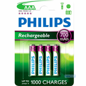 Philips punjiva baterija AAA HR03 700mAh 1, 4