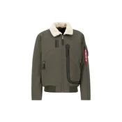 ALPHA INDUSTRIES Prehodna jakna kremna/oliva/črna