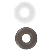 ToyJoy Stud Rings Clear/Smoke 2pcs