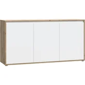 GENT komoda Skelpe SXPK231-M961, bela+hrast