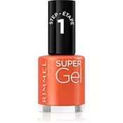 Rimmel Super Gel gel lak za nohte brez uporabe UV/LED lučke odtenek 096 Heatwave Away 12 ml