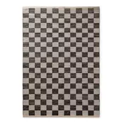 Crni/krem obostrani/ručno rađen tepih od mješavine jute 160x230 cm Rex – Hanse Home